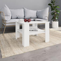 vidaXL Couchtisch Wei&szlig; 60x60x42 cm Holzwerkstoff