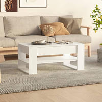 Couchtisch Wei&szlig; 102x55x45 Cm Holzwerkstoff Vidaxl