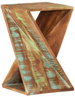 vidaXL Beistelltisch 35x35x55 cm Altholz Massiv