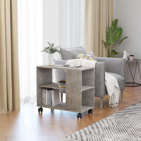 vidaXL Beistelltisch Betongrau 70x35x55 cm Holzwerkstoff