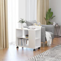 vidaXL Beistelltisch Wei&szlig; 70x35x55 cm Holzwerkstoff