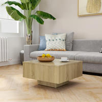 vidaXL Couchtisch Sonoma-Eiche 60x60x31,5 cm Holzwerkstoff