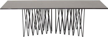 Furniture Fashion Stone Couchtisch schwarz Stein/Glaskeramik 140x60x43 cm