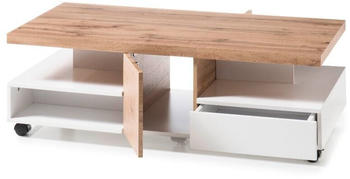 MCA Furniture Rennes Holzoptik 120x40x60cm braun/weiß/Eiche