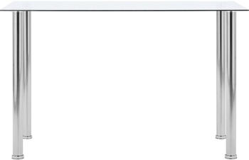 vidaXL Esstisch Transparent 120x60x75 cm Hartglas (281850)