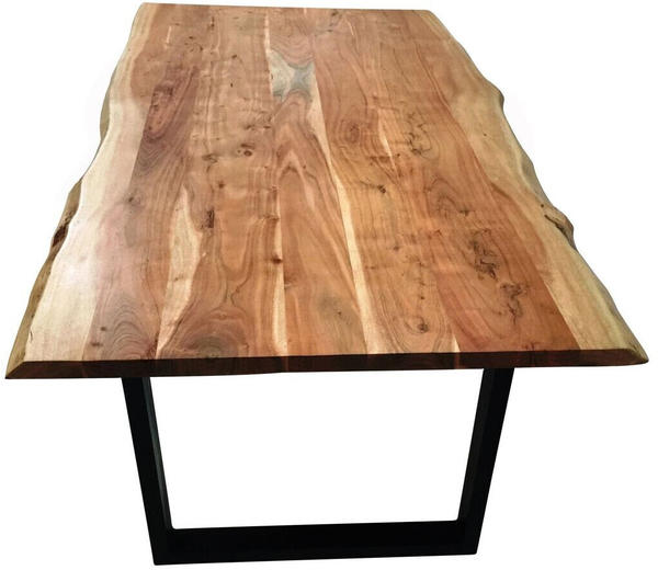 SIT Tisch 180 x 90 cm TOPS & TABLES, Platte antikfinish, Gestell antikschwarz, 7199-99