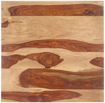 vidaXL Tischplatte Massivholz Palisander 25-27 mm 60&times;60 cm