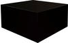 SalesFever Couchtisch quadratisch 60x60x30 cm schwarz (399590)
