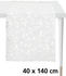 Apelt Tischläufer 3625 Christmas Elegance, Jacquardgewebe 48x140 cm bunt (weiß, silberfarben) mit glänzenden Fäden (51285462-0)