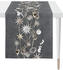Apelt Tischläufer 6204 WINTERWELT 42x140 cm schwarz (anthrazit, silberfarben, natur) (37194836-0)