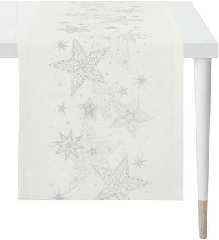 Apelt Tischläufer 6303 CHRISTMAS GLAM 46x135 cm bunt (weiß, silberfarben) (58547758-0)