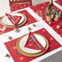 Homescapes Weihnachtstischläufer Rentier rot 35 x 180 cm
