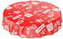 ANRO Weihnachten Wachstuch Ø 100 cm rot