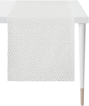 Apelt Tischläufer 9601 CHRISTMAS ELEGANCE 48x140 cm bunt (weiß, silberfarben) (31909245-0)