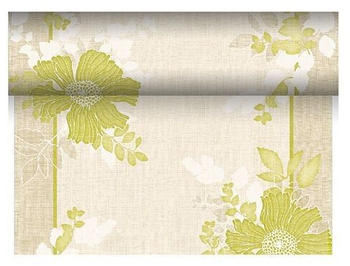 Papstar 4 Rollen Tischläufer stoffähnlich, PV-Tissue Mix ROYAL Collection 24mx40 cm grün Annabel (84981)
