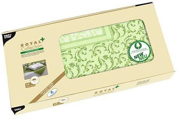 Papstar 12 Mitteldecken stoffähnlich, PV-Tissue ROYAL Collection Plus 100 cmx100 cm olivgrün Damascato (85789) Papstar 12 Mitteldecken stoffähnlich, PV-Tissue ROYAL Collection Plus 100 cmx100 cm olivgrün Damascato (85789)
