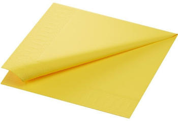 Duni 1000 Tissue-Servietten 40x40 cm Gelb 3-lagig (213325)