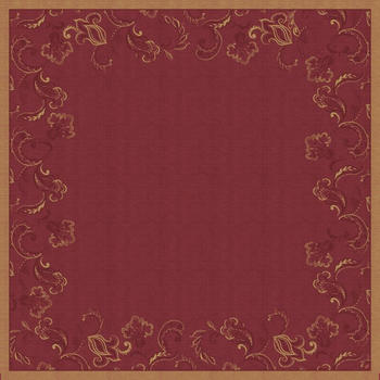 Duni 10x Mitteldecke 84x84 cm Golden Grace Bordeaux (201243)