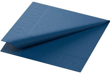 Duni 2000 Tissue-Servietten 24x24 cm Dunkelblau 3-lagig (168418)