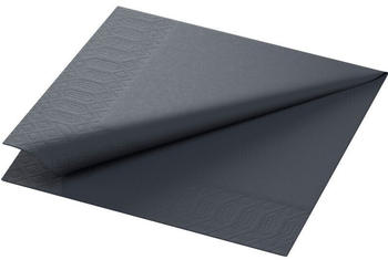 Duni 1000 Tissue-Servietten 33x33 cm Schwarz 3-lagig (149070)