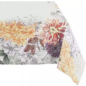 Apelt Tischdecke Herbstzeit weiss/rot 150x250 cm