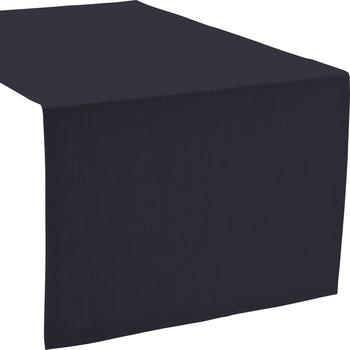 Sander Fleckabweisender Tischläufer Loft schwarz 50x140 cm