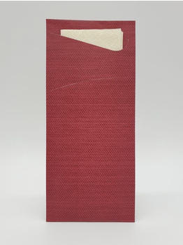 Duni 500 Serviettentaschen / Bestecktaschen Sacchetto Tissue Bordeaux (450057)