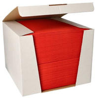 PAPSTAR 88562 ROYAL Collection Servietten, Rot, 40cm Breite, 40cm L&auml;nge, 100...