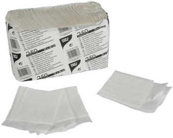 Papstar 250 SpenderServietten 1-lagig 25 cm x 30 cm weiss weiß Papier (14488)