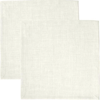 Sander Stoffserviette Loft 2er-Pack (2 St) fleckabweisend Uni creme