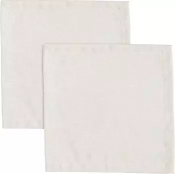 Erwin Müller Stoffserviette Serviette Madrid 2er-Pack (2 St) fleckabweisend Uni creme