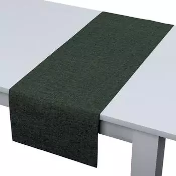 Dekoria Tischläufer, dunkelgrün, 40 x 130 cm, City (704-81)