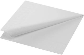 Duni 1000 Tissue-Servietten 33x33 cm Weiß 3-lagig (211017)