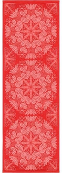 Ekelund Linneväveri Hjärtbo Tischläufer 50 x 150cm Rot