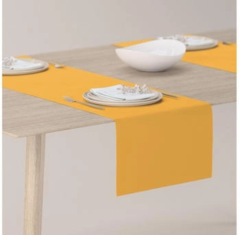Dekoria Tischläufer, honiggelb, 40 x 130 cm, Crema (144-73)