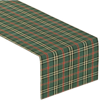 Dekoria Tischläufer, grün-rot, 40 x 130 cm, Christmas (142-69)