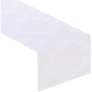 Dekoria Tischläufer, weiß , 40 x 130 cm, Damasco (613-00)