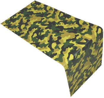 JUNOPAX Papiertischläufer Tarnmuster camouflage 50m x 0,40m, nass- und wischfest grün Papier (62463707)