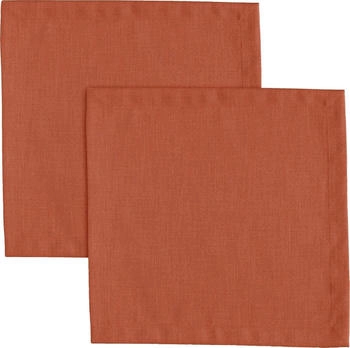 Erwin Müller Stoffserviette Serviette Madrid 2er-Pack (2 St) fleckabweisend Uni terra
