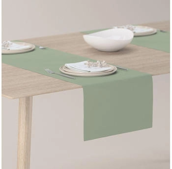 Dekoria Tischläufer, hellgrün, 40 x 130 cm, Crema (144-68)