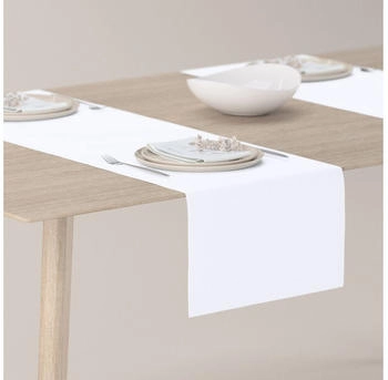 Dekoria Tischläufer, weiß, 40 x 130 cm, Crema (144-62)