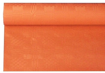 Papstar Papiertischdecke mit Damastprägung 6 x 1,2 m nektarine (12 Rolle)