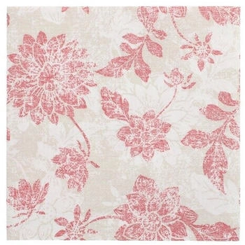Papstar Servietten "ROYAL Collection" 1/4-Falz 40 x 40 cm bordeaux "Flowers" (250 Stück)