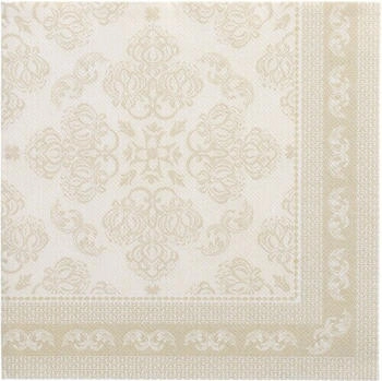 Papstar Servietten "ROYAL Collection" 1/4-Falz 40 x 40 cm champagner "Arabesque" (250 Stück)