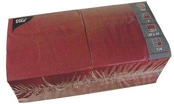 Papstar Servietten, 3-lagig 1/4-Falz 40 x 40 cm bordeaux (1000 Stück)