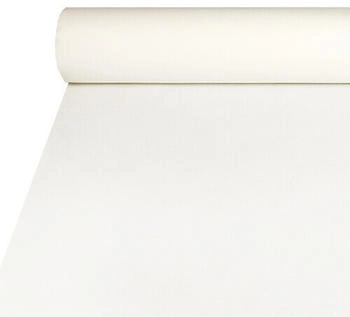 Papstar Starpak Airlaid Tischdecke, stoffähnlich 20 x 1,2 m weiß (2 Rolle)