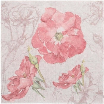 Papstar Servietten "ROYAL Collection" 1/4-Falz 40 x 40 cm rosa "Blossom" (250 Stück)