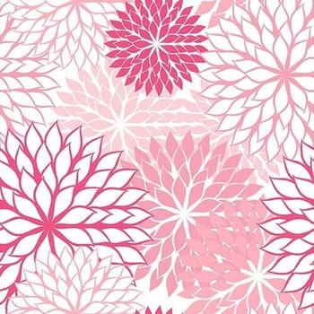 Papstar Servietten, 3-lagig 1/4-Falz 40 x 40 cm rose "Floralies" (200 Stück)