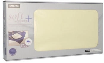 Papstar Starpak Vlies Mitteldecken "soft selection plus" 80 x 80 cm champagner (100 Stück)