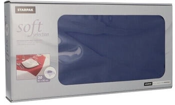 Papstar Starpak Vlies Mitteldecken "soft selection" 80 x 80 cm dunkelblau (100 Stück)